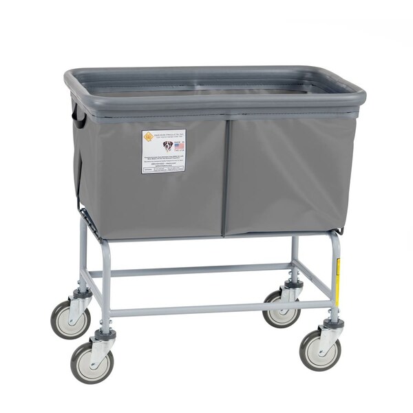 Elevated Basket Truck, Vinyl, Bumper, 4 Bushel, Gray